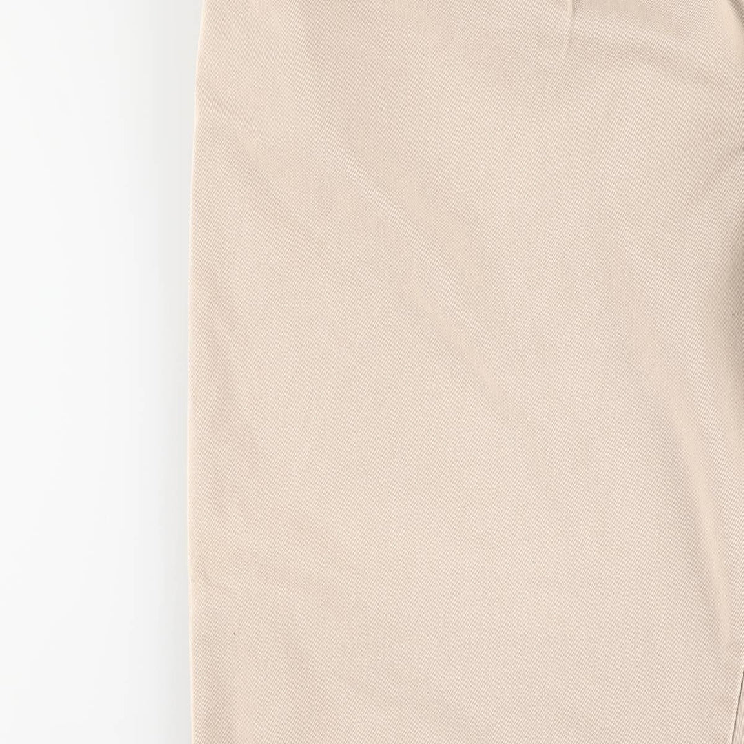 Ralph Lauren Polo Ralph Lauren Two-Pleat Chino Pants, Made in USA, Men's Size W36 (approx.) cotton Beige type Vintage Second Hand