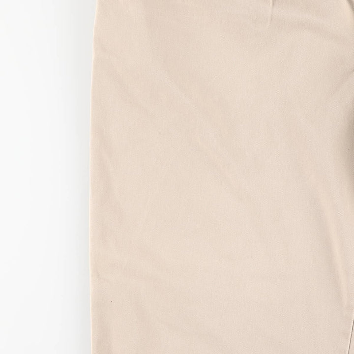Ralph Lauren Polo Ralph Lauren Two-Pleat Chino Pants, Made in USA, Men's Size W36 (approx.) cotton Beige type Vintage Second Hand