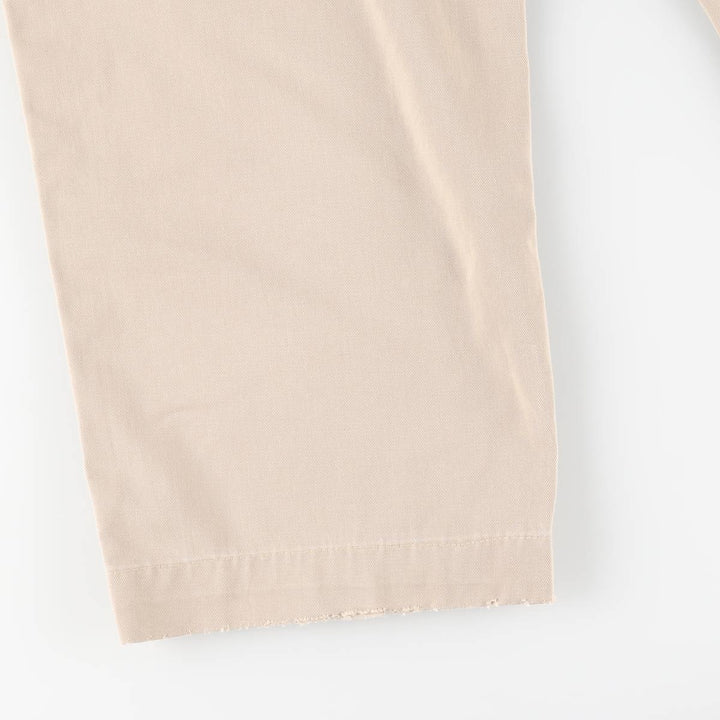 Ralph Lauren Polo Ralph Lauren Two-Pleat Chino Pants, Made in USA, Men's Size W36 (approx.) cotton Beige type Vintage Second Hand