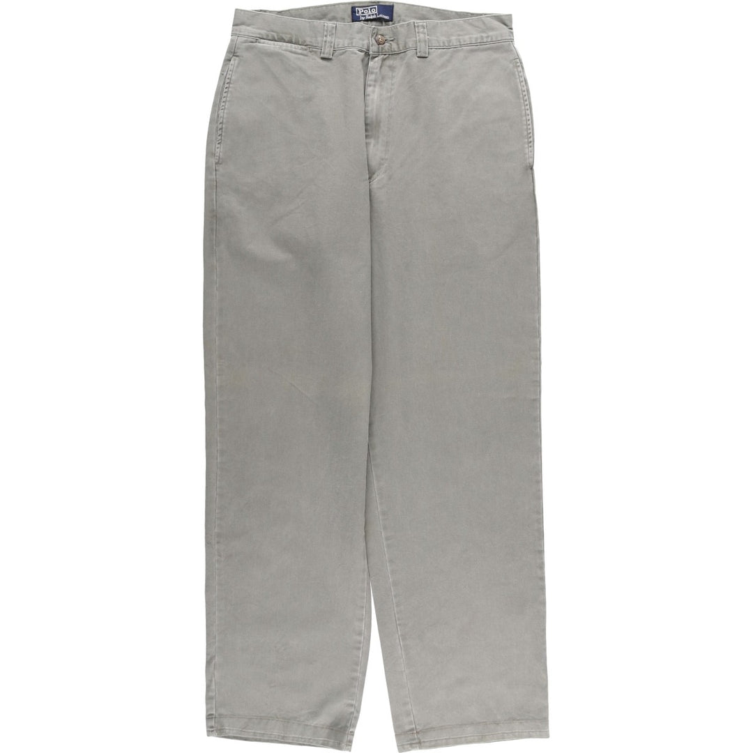 Ralph Lauren POLO by Ralph Lauren Chino Pants Men's W34 equivalent cotton Khaki type beige Vintage Second Hand