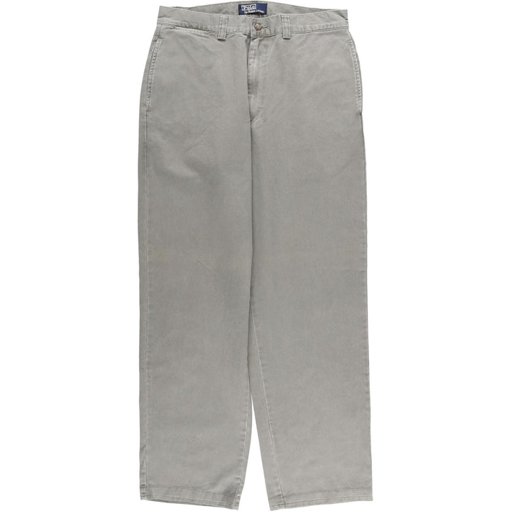 Ralph Lauren POLO by Ralph Lauren Chino Pants Men's W34 equivalent cotton Khaki type beige Vintage Second Hand