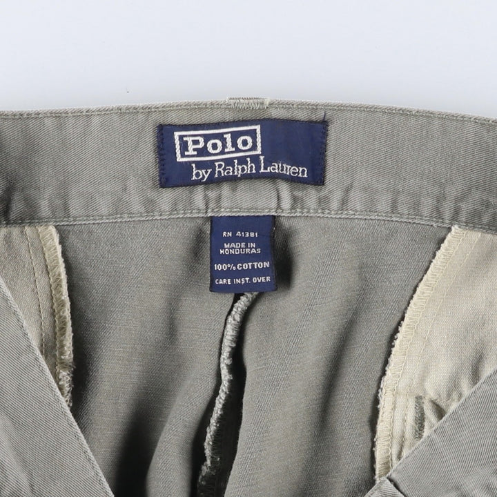 Ralph Lauren POLO by Ralph Lauren Chino Pants Men's W34 equivalent cotton Khaki type beige Vintage Second Hand
