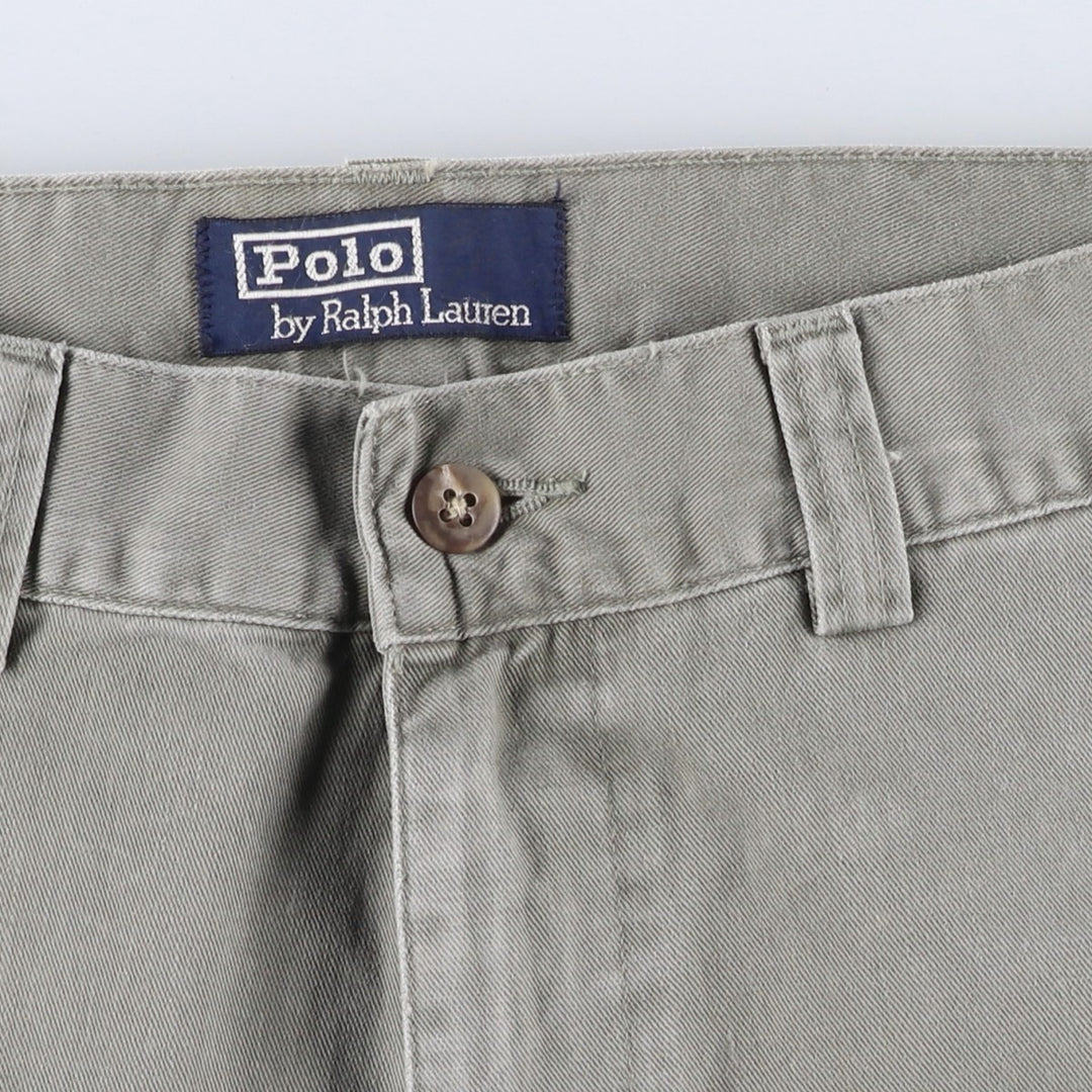 Ralph Lauren POLO by Ralph Lauren Chino Pants Men's W34 equivalent cotton Khaki type beige Vintage Second Hand