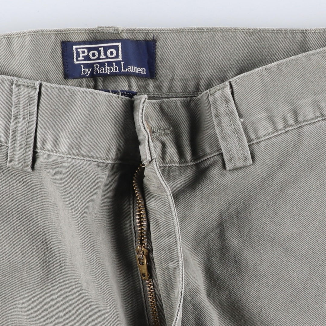 Ralph Lauren POLO by Ralph Lauren Chino Pants Men's W34 equivalent cotton Khaki type beige Vintage Second Hand