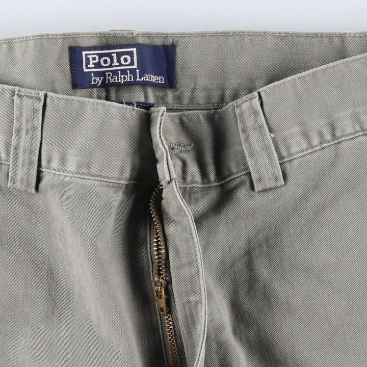 Ralph Lauren POLO by Ralph Lauren Chino Pants Men's W34 equivalent cotton Khaki type beige Vintage Second Hand