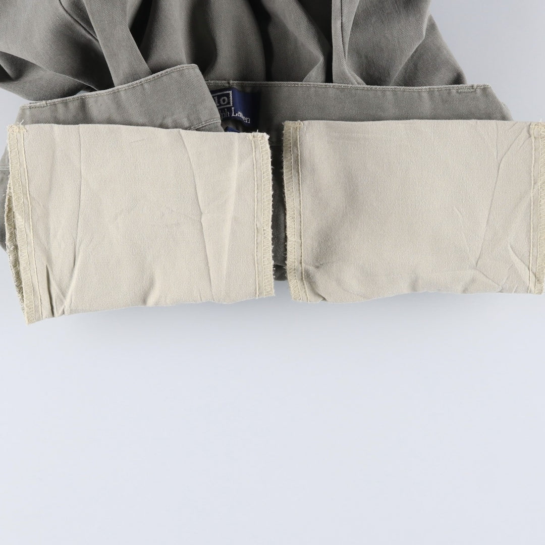 Ralph Lauren POLO by Ralph Lauren Chino Pants Men's W34 equivalent cotton Khaki type beige Vintage Second Hand