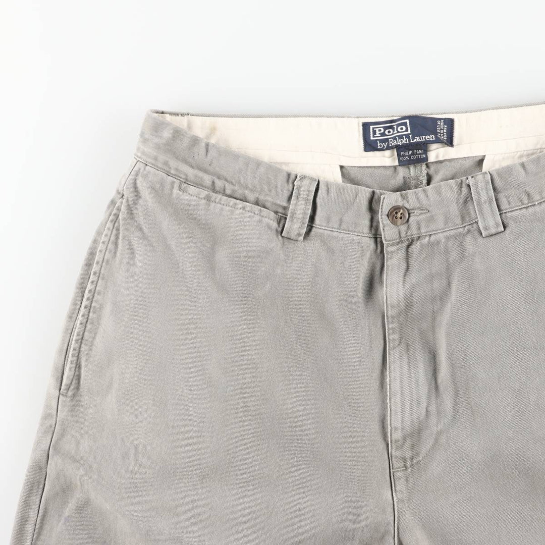 Ralph Lauren POLO by Ralph Lauren PHILIP PANT Chino Pants, Men's W32 equivalent. cotton Beige type Vintage Second Hand