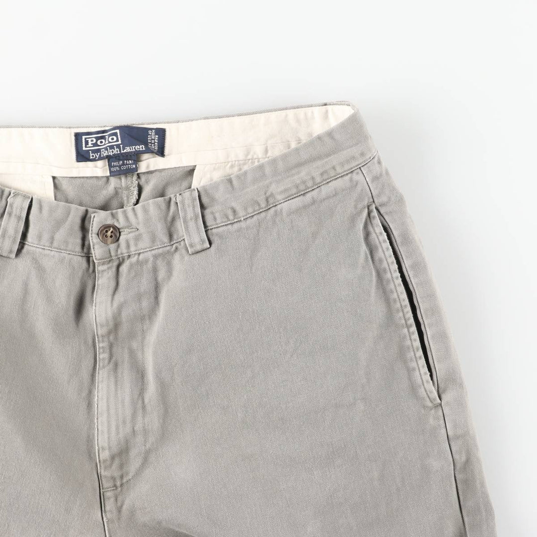 Ralph Lauren POLO by Ralph Lauren PHILIP PANT Chino Pants, Men's W32 equivalent. cotton Beige type Vintage Second Hand