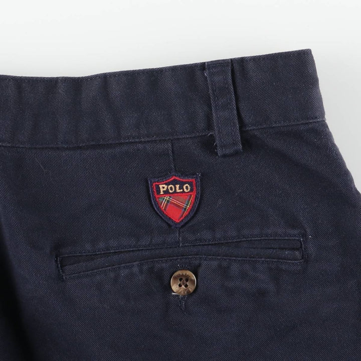 Ralph Lauren POLO GOLF Chino Pants, Men's Size W33 (approx.) cotton navy blue type Vintage Second Hand