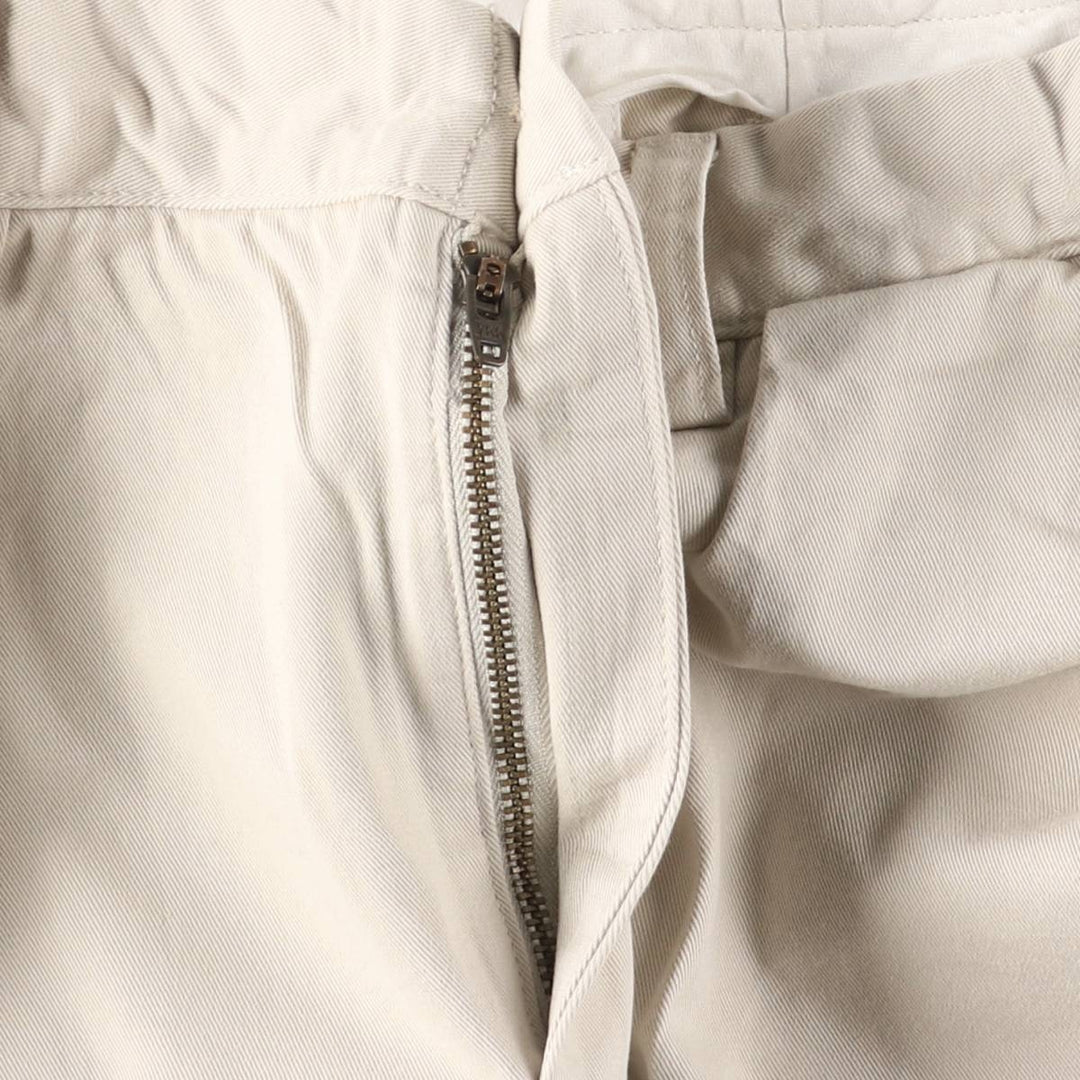 Ralph Lauren POLO by Ralph Lauren Two-pleat Chino Pants for Men, W32 equivalent cotton Beige type Vintage Second Hand