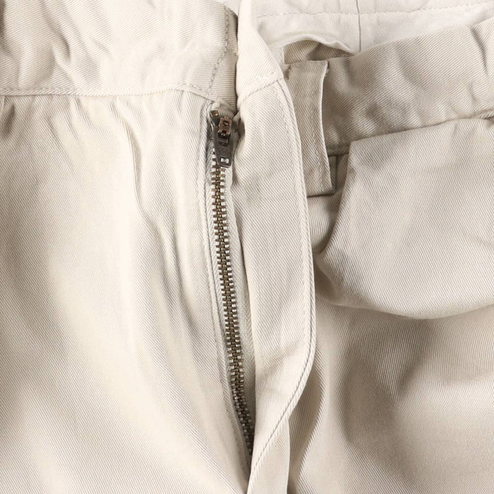 Ralph Lauren POLO by Ralph Lauren Two-pleat Chino Pants for Men, W32 equivalent cotton Beige type Vintage Second Hand