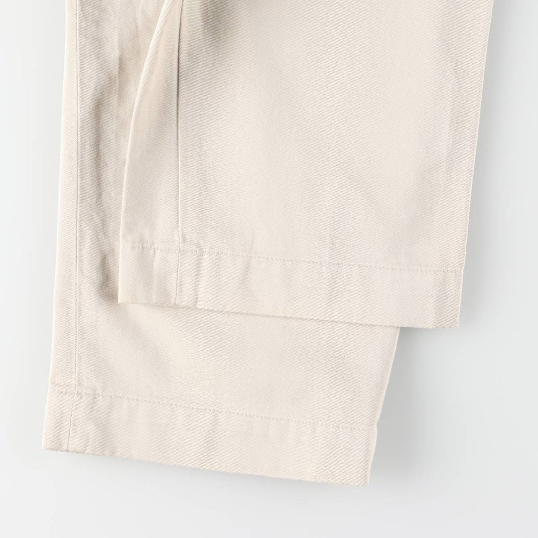 Ralph Lauren POLO by Ralph Lauren Two-pleat Chino Pants for Men, W32 equivalent cotton Beige type Vintage Second Hand
