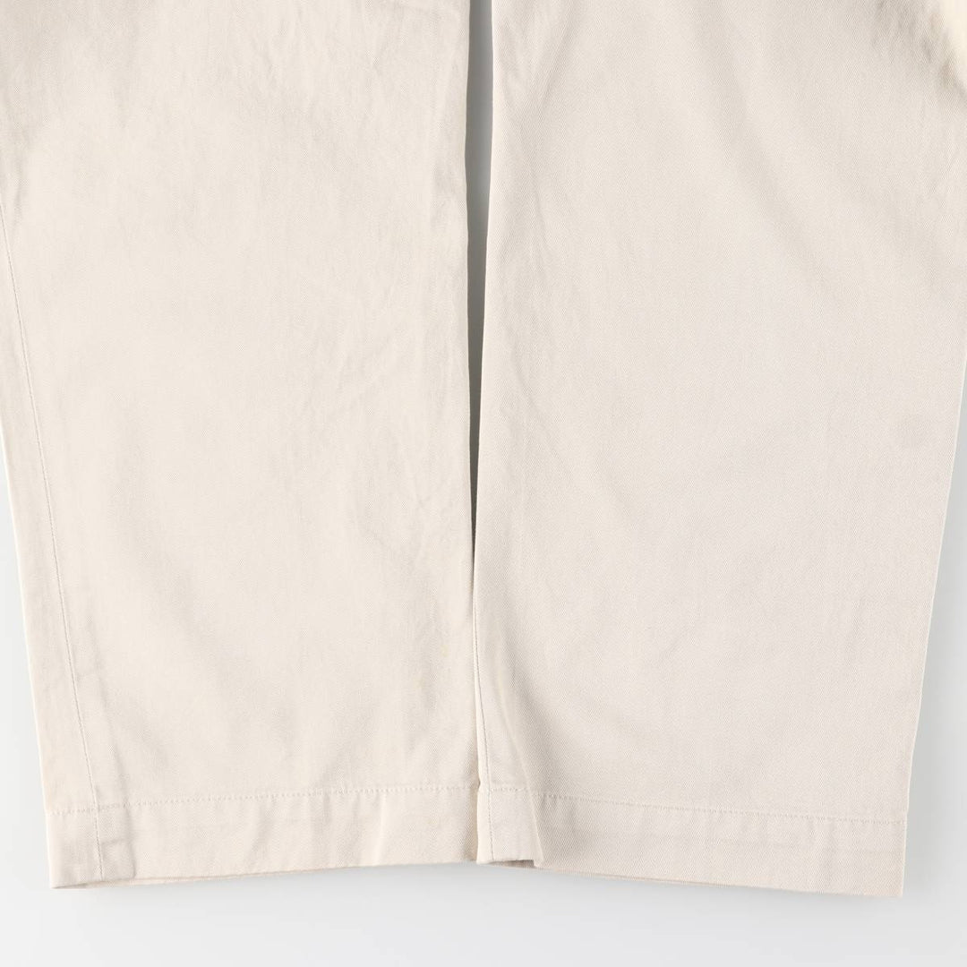 Ralph Lauren POLO by Ralph Lauren Two-pleat Chino Pants for Men, W32 equivalent cotton Beige type Vintage Second Hand
