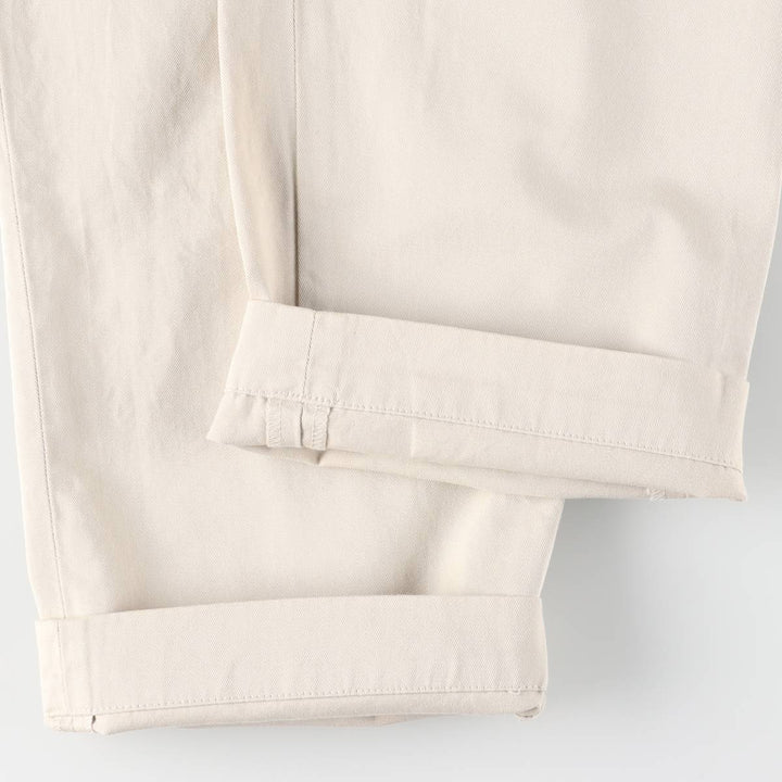 Ralph Lauren POLO by Ralph Lauren Two-pleat Chino Pants for Men, W32 equivalent cotton Beige type Vintage Second Hand