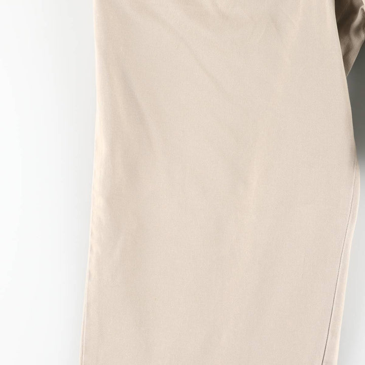 Ralph Lauren POLO by Ralph Lauren ANDREW PANT Two-pleat chino pants for men, equivalent to W34 cotton beige type brown Vintage Second Hand