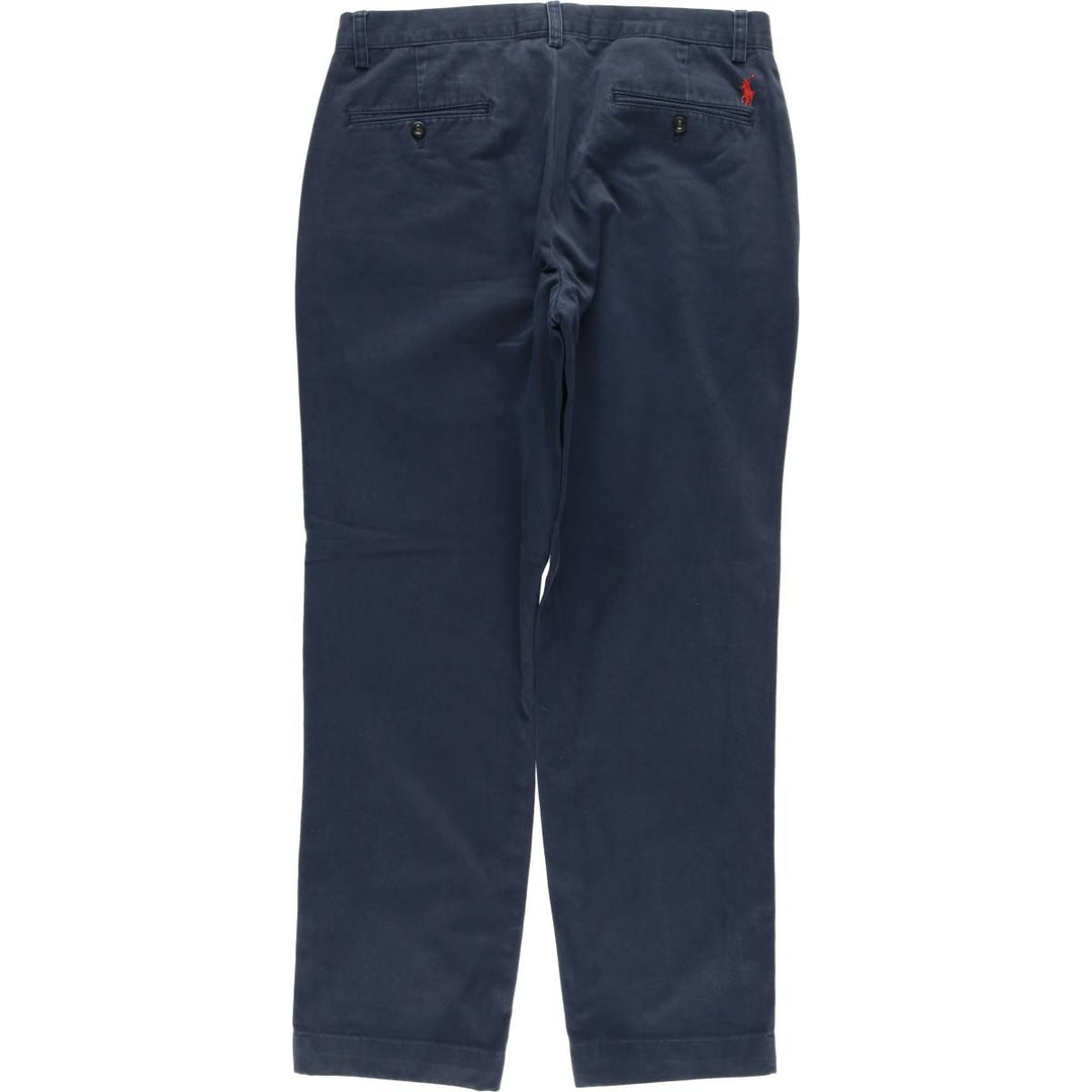 Ralph Lauren POLO by Ralph Lauren PRESTON PANT, Men's Chino Pants, Size W33 cotton navy blue type Vintage Second Hand