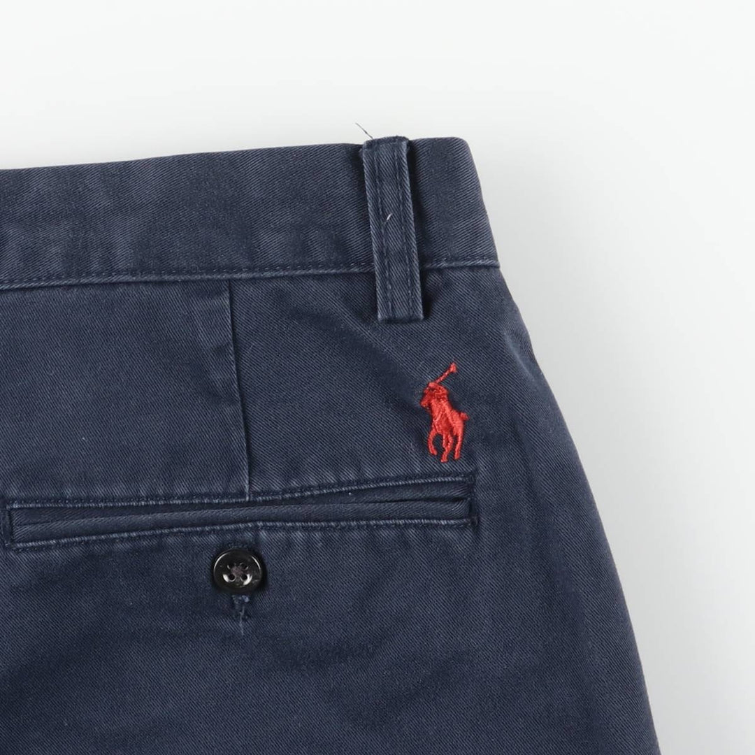 Ralph Lauren POLO by Ralph Lauren PRESTON PANT, Men's Chino Pants, Size W33 cotton navy blue type Vintage Second Hand