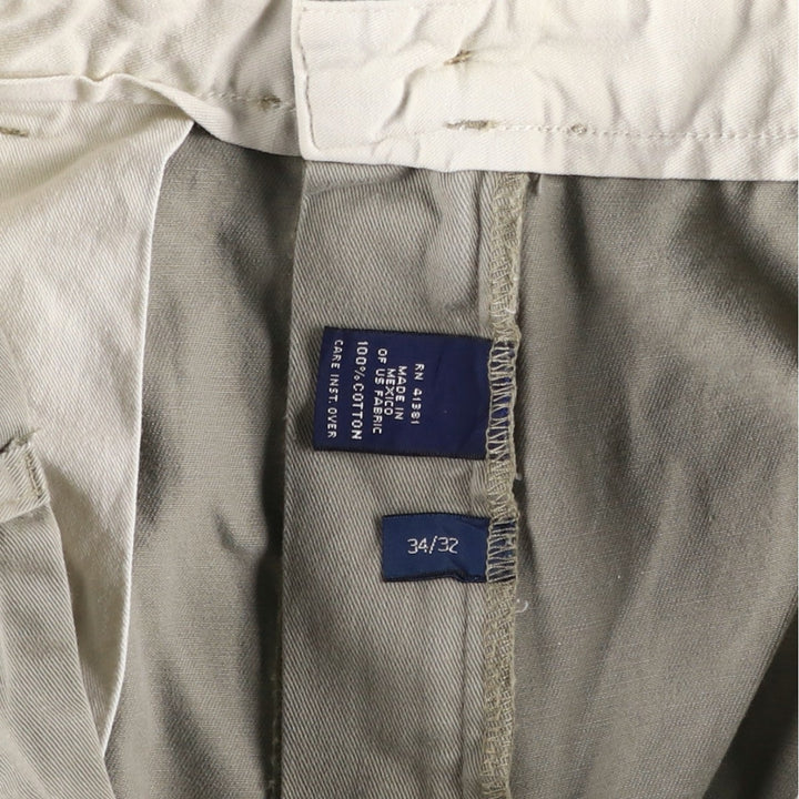 Ralph Lauren POLO by Ralph Lauren HAMMOND PANT Chino pants for men, equivalent to w34 cotton Beige type Vintage Second Hand