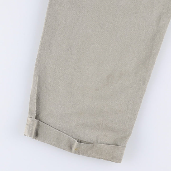Ralph Lauren POLO by Ralph Lauren HAMMOND PANT Chino pants for men, equivalent to w34 cotton Beige type Vintage Second Hand