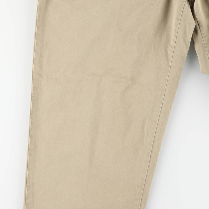 Ralph Lauren POLO by Ralph Lauren HAMMOND PANT, two-pleat chino pants, men's, w34 equivalent cotton beige type brown Vintage Second Hand