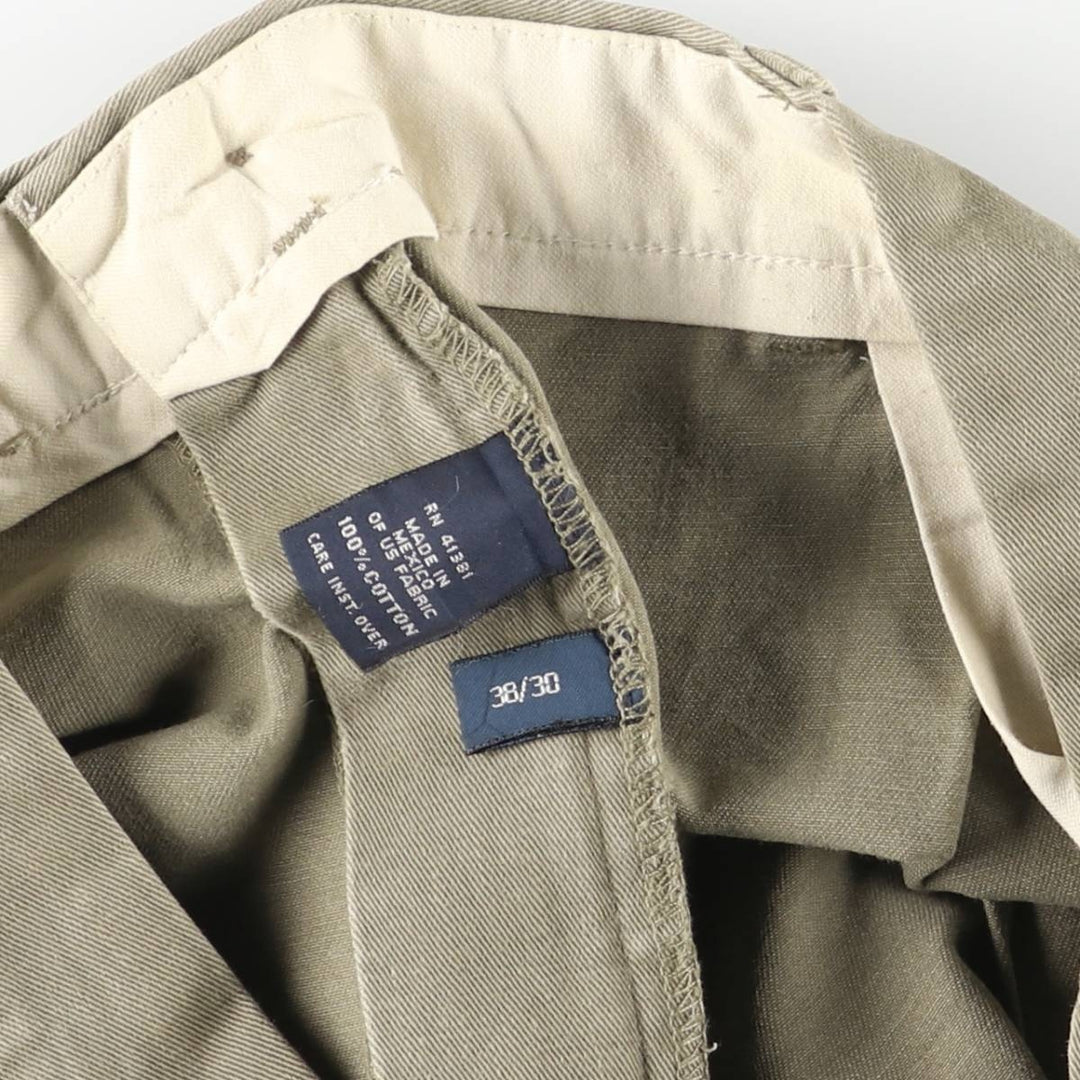 Ralph Lauren POLO by Ralph Lauren ANDREW PANT Two-pleat chino pants for men, equivalent to w37 cotton Khaki type Vintage Second Hand