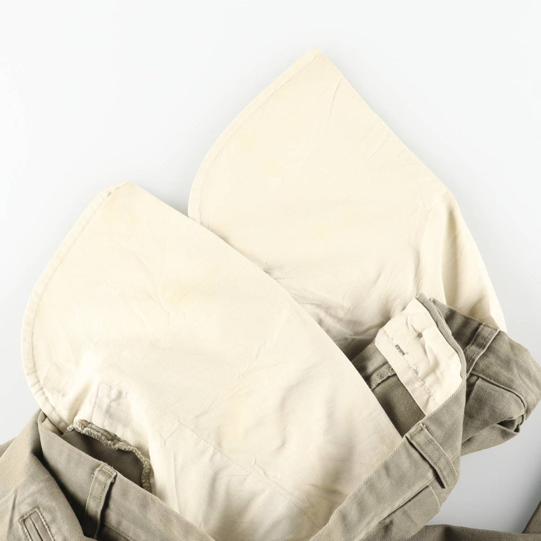 Ralph Lauren POLO by Ralph Lauren ANDREW PANT Two-pleat chino pants for men, equivalent to w37 cotton Khaki type Vintage Second Hand