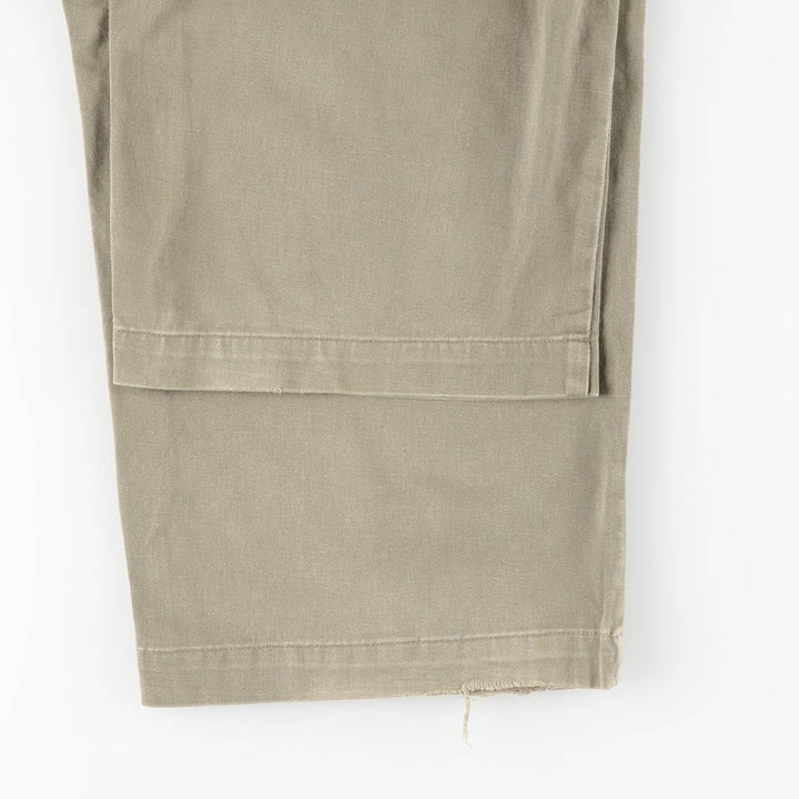 Ralph Lauren POLO by Ralph Lauren ANDREW PANT Two-pleat chino pants for men, equivalent to w37 cotton Khaki type Vintage Second Hand
