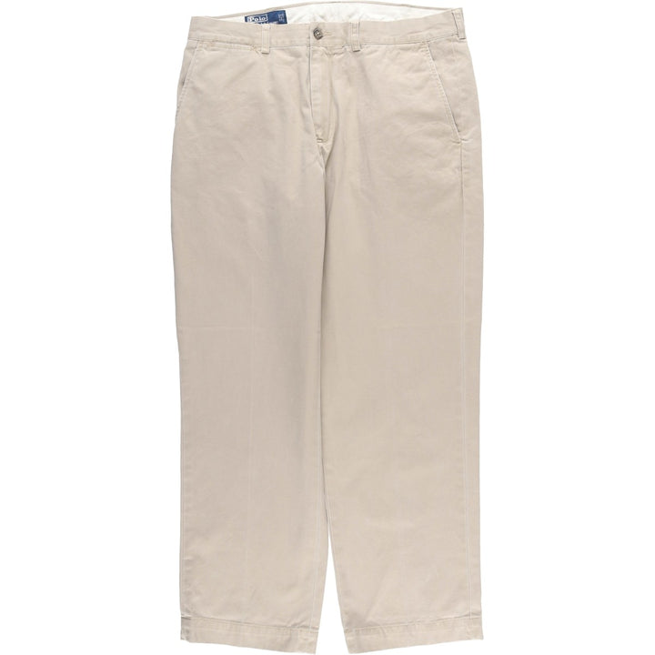 Ralph Lauren POLO by Ralph Lauren PRESTON PANT Chino pants for men, equivalent to w34 cotton beige type brown Vintage Second Hand