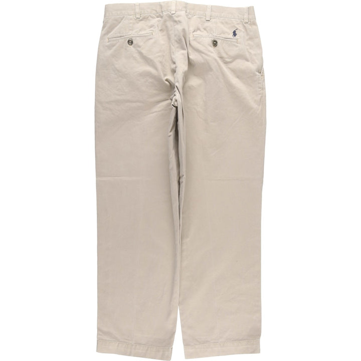 Ralph Lauren POLO by Ralph Lauren PRESTON PANT Chino pants for men, equivalent to w34 cotton beige type brown Vintage Second Hand