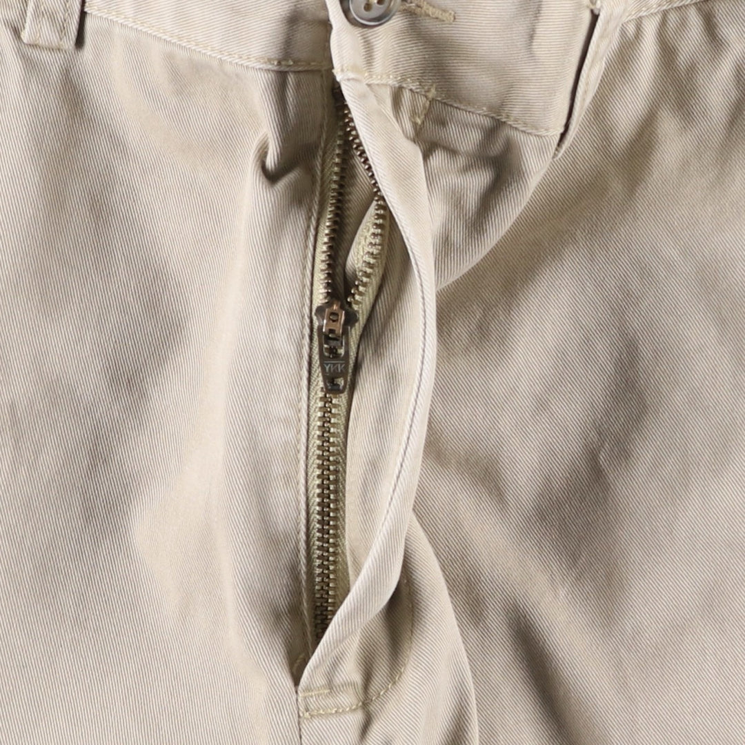 Ralph Lauren POLO by Ralph Lauren PRESTON PANT Chino pants for men, equivalent to w34 cotton beige type brown Vintage Second Hand