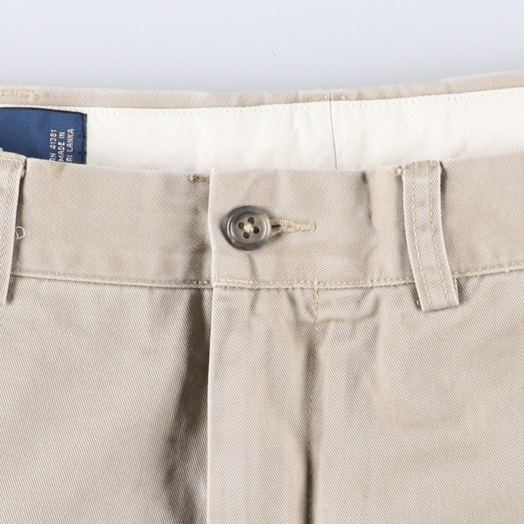 Ralph Lauren POLO by Ralph Lauren PRESTON PANT Chino pants for men, equivalent to w34 cotton beige type brown Vintage Second Hand