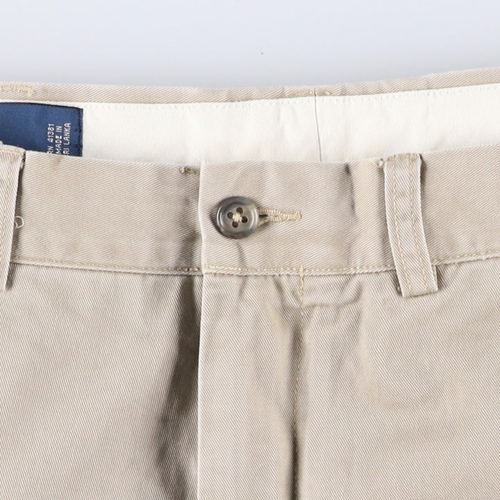 Ralph Lauren POLO by Ralph Lauren PRESTON PANT Chino pants for men, equivalent to w34 cotton beige type brown Vintage Second Hand