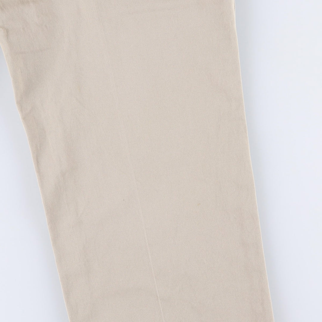 Ralph Lauren POLO by Ralph Lauren PRESTON PANT Chino pants for men, equivalent to w34 cotton beige type brown Vintage Second Hand