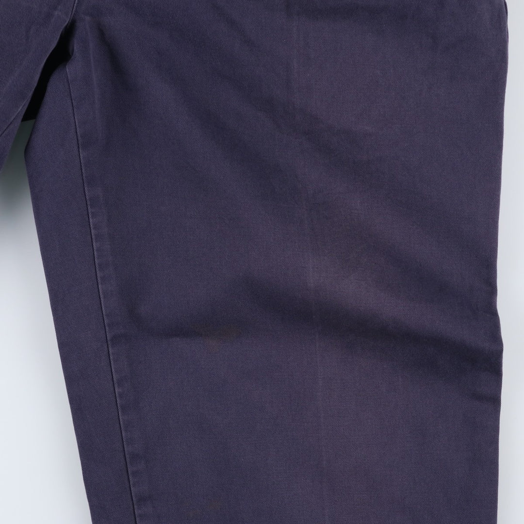 Ralph Lauren POLO RALPH LAUREN ANDREW PANT Two-pleat chino pants Men's size W34 cotton navy blue type Vintage Second Hand