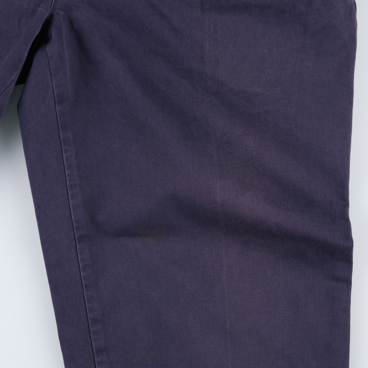 Ralph Lauren POLO RALPH LAUREN ANDREW PANT Two-pleat chino pants Men's size W34 cotton navy blue type Vintage Second Hand