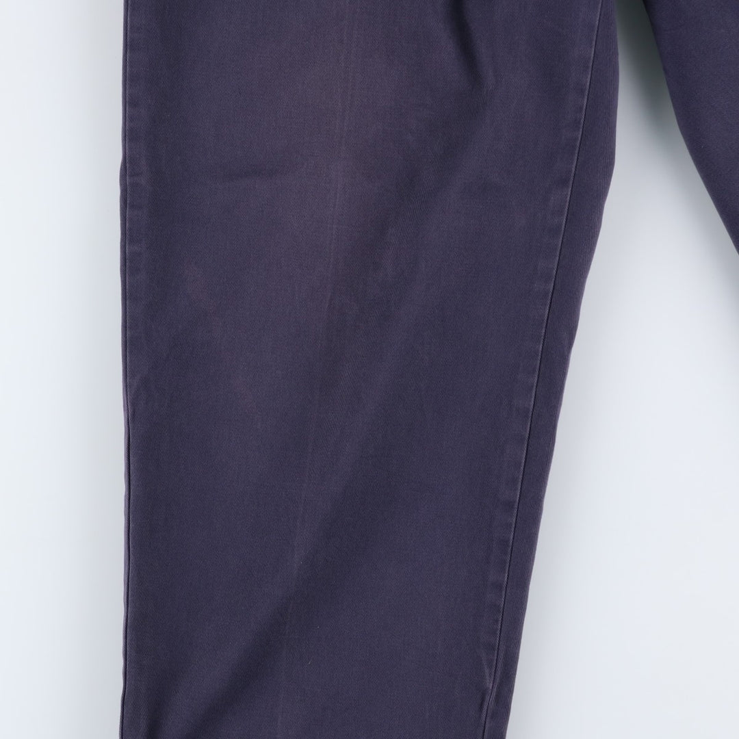 Ralph Lauren POLO RALPH LAUREN ANDREW PANT Two-pleat chino pants Men's size W34 cotton navy blue type Vintage Second Hand
