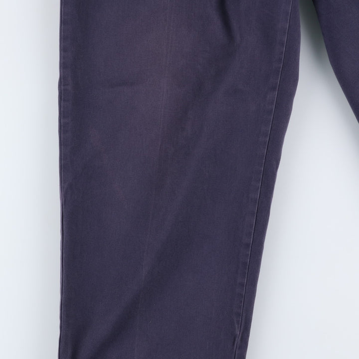 Ralph Lauren POLO RALPH LAUREN ANDREW PANT Two-pleat chino pants Men's size W34 cotton navy blue type Vintage Second Hand