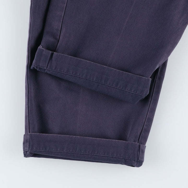 Ralph Lauren POLO RALPH LAUREN ANDREW PANT Two-pleat chino pants Men's size W34 cotton navy blue type Vintage Second Hand