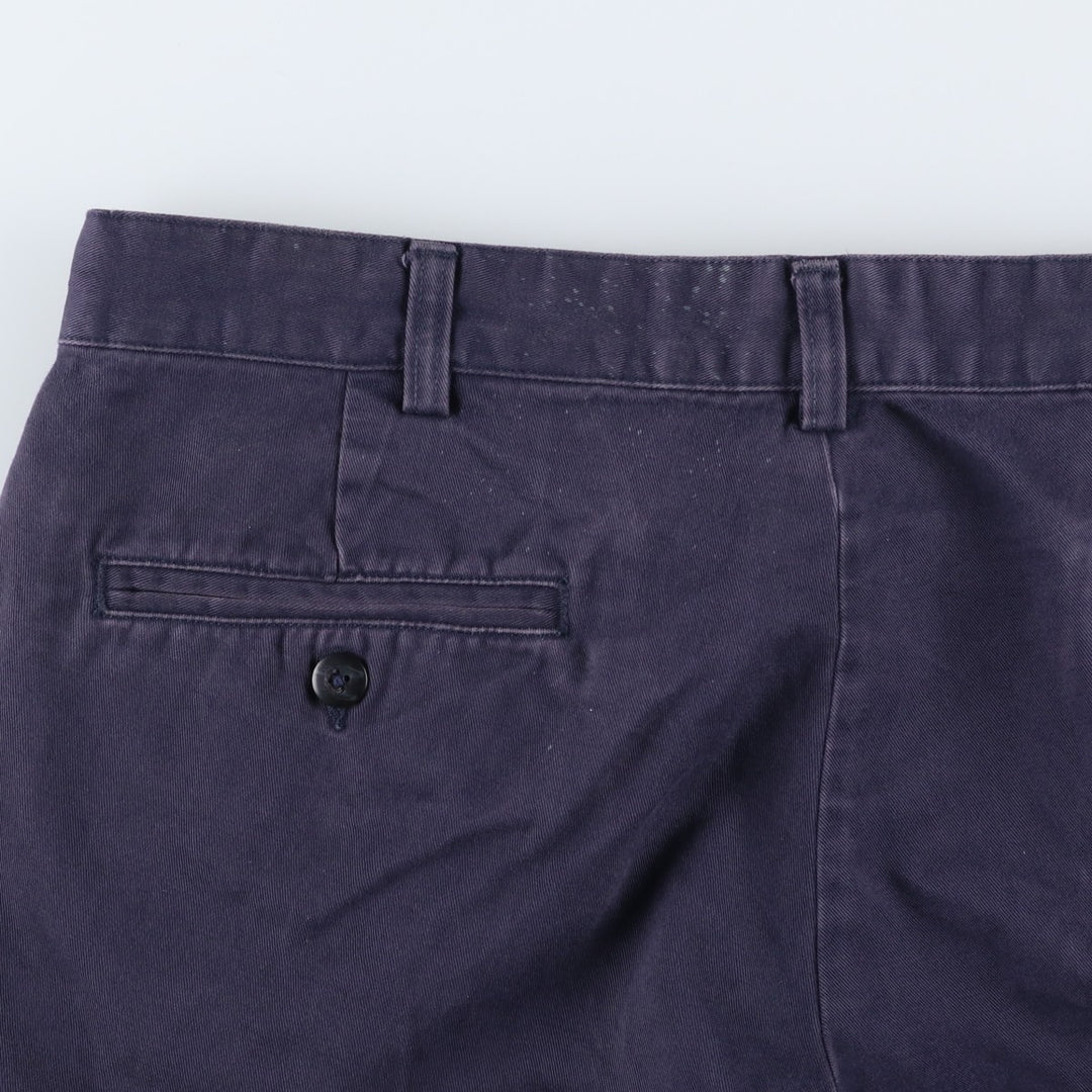 Ralph Lauren POLO RALPH LAUREN ANDREW PANT Two-pleat chino pants Men's size W34 cotton navy blue type Vintage Second Hand