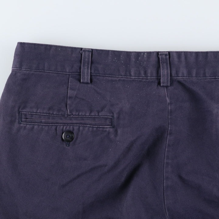 Ralph Lauren POLO RALPH LAUREN ANDREW PANT Two-pleat chino pants Men's size W34 cotton navy blue type Vintage Second Hand
