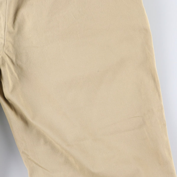 Ralph Lauren POLO by Ralph Lauren ANDREW PANT Two-pleat chino pants for men, equivalent to W34 cotton Beige type Vintage Second Hand