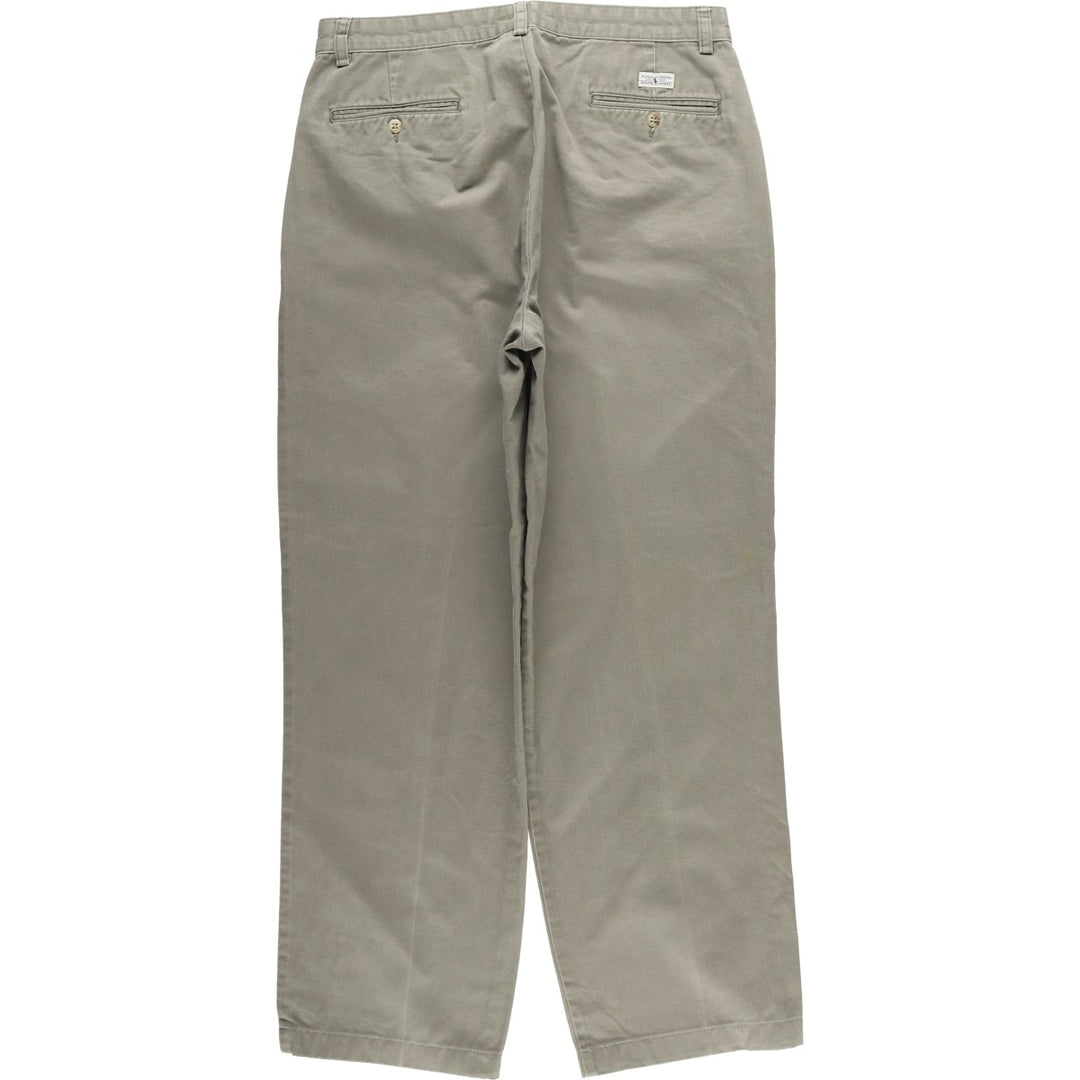 Ralph Lauren Polo Ralph Lauren Chino Pants, Men's Size W33 (approx.) cotton Khaki type beige Vintage Second Hand