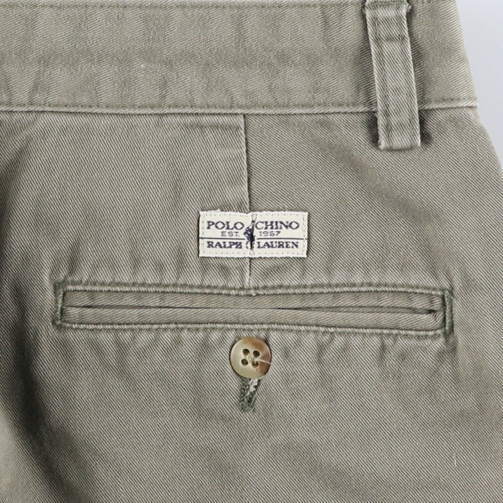 Ralph Lauren Polo Ralph Lauren Chino Pants, Men's Size W33 (approx.) cotton Khaki type beige Vintage Second Hand