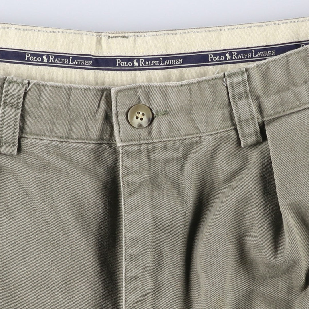 Ralph Lauren Polo Ralph Lauren Chino Pants, Men's Size W33 (approx.) cotton Khaki type beige Vintage Second Hand
