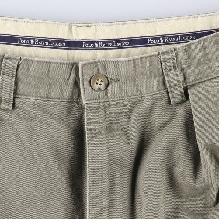 Ralph Lauren Polo Ralph Lauren Chino Pants, Men's Size W33 (approx.) cotton Khaki type beige Vintage Second Hand