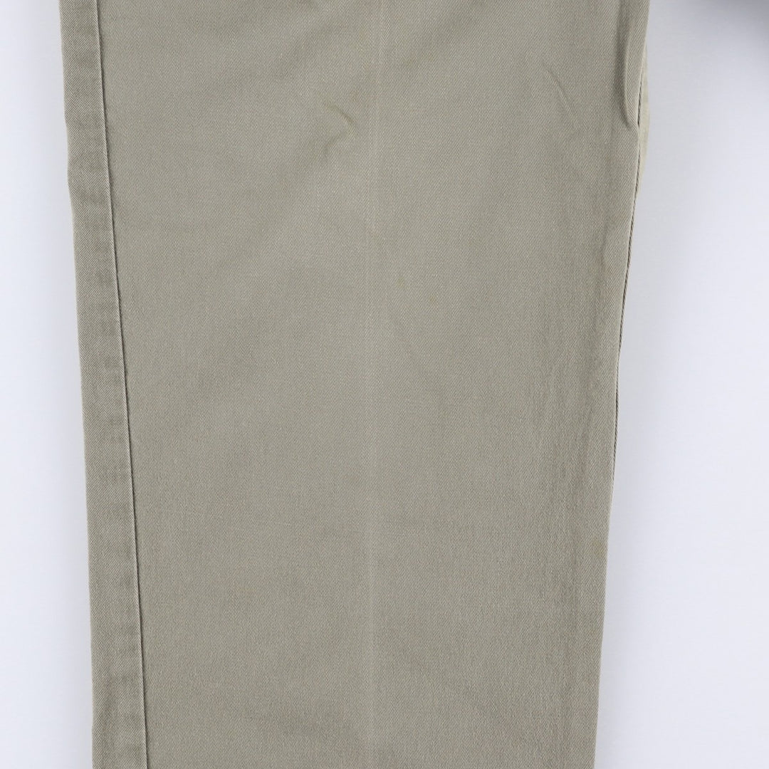 Ralph Lauren Polo Ralph Lauren Chino Pants, Men's Size W33 (approx.) cotton Khaki type beige Vintage Second Hand