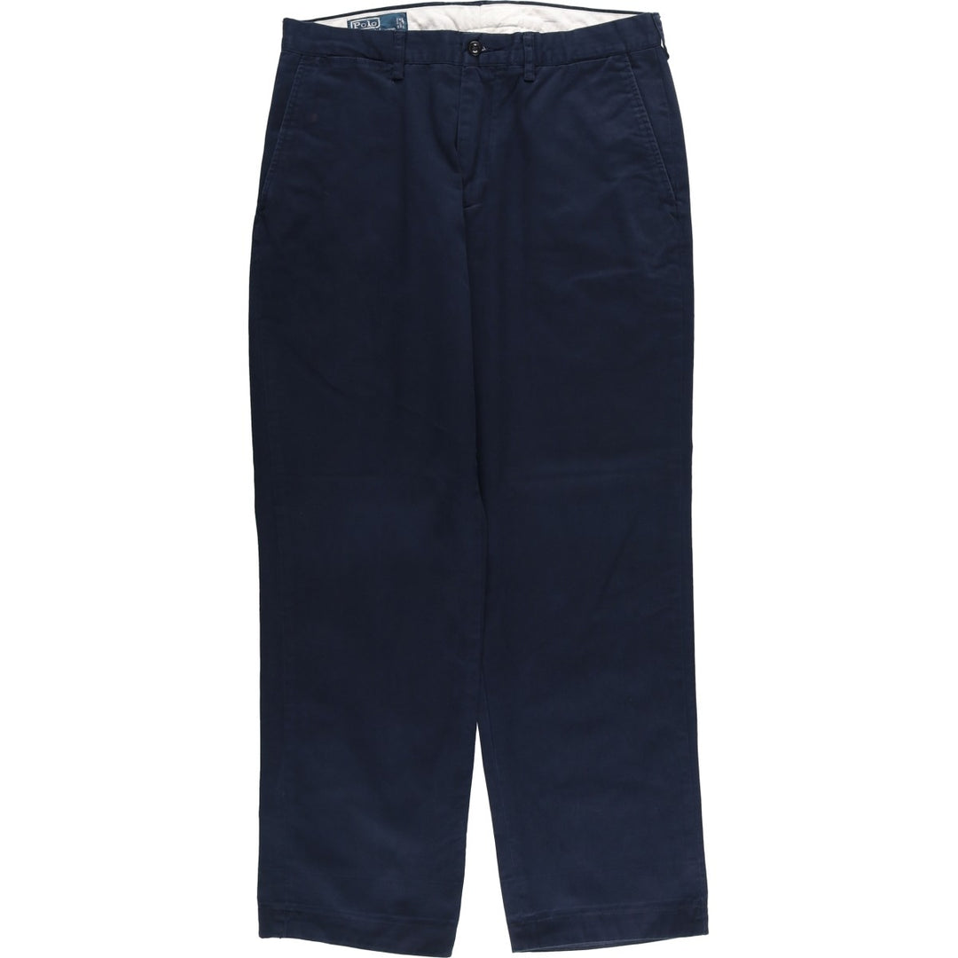 Ralph Lauren POLO by Ralph Lauren PRESTON PANT Chino pants for men, equivalent to w34 cotton navy blue type Vintage Second Hand