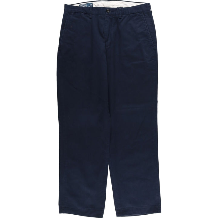 Ralph Lauren POLO by Ralph Lauren PRESTON PANT Chino pants for men, equivalent to w34 cotton navy blue type Vintage Second Hand