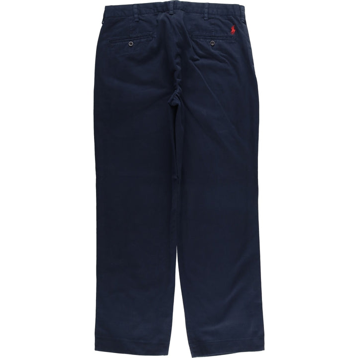 Ralph Lauren POLO by Ralph Lauren PRESTON PANT Chino pants for men, equivalent to w34 cotton navy blue type Vintage Second Hand