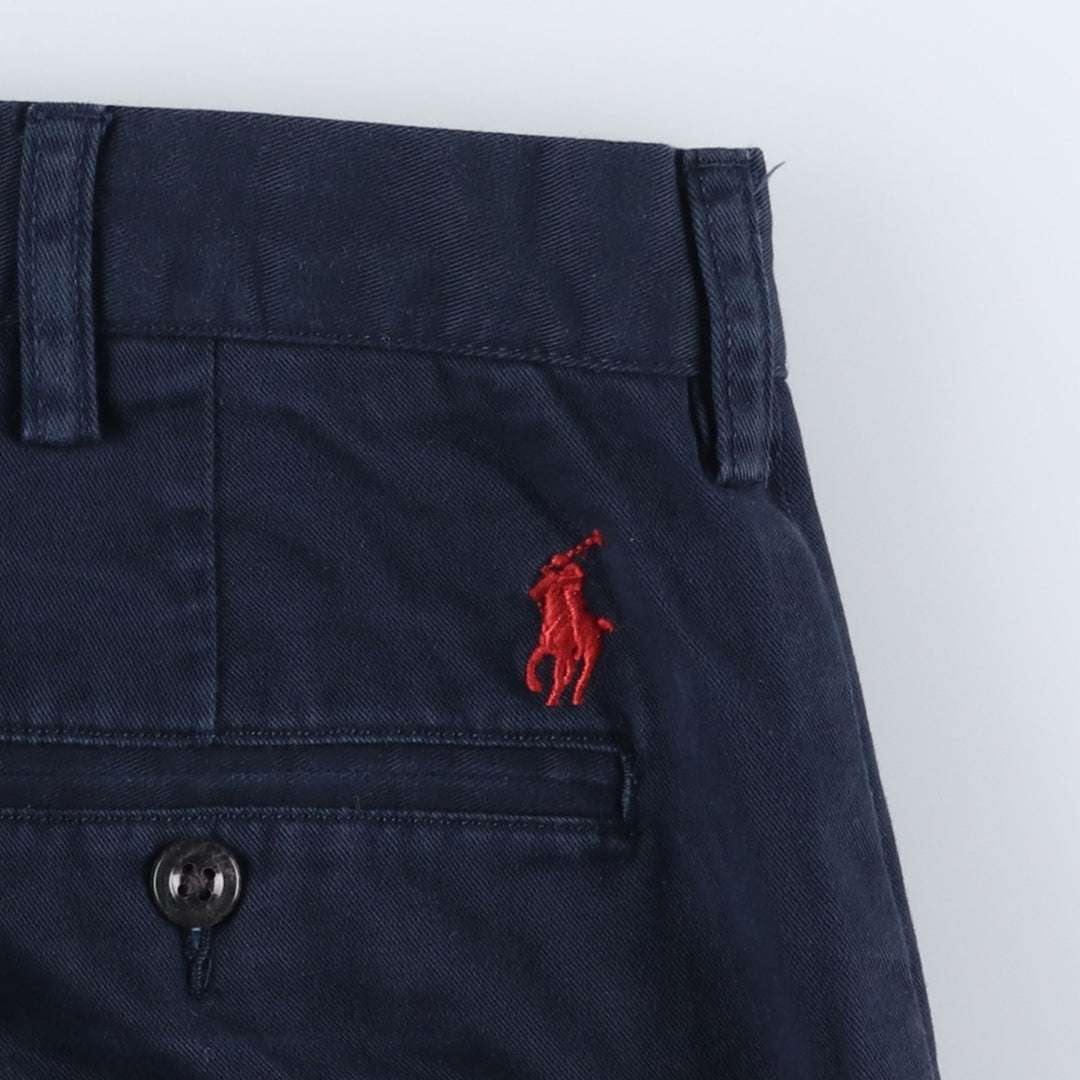 Ralph Lauren POLO by Ralph Lauren PRESTON PANT Chino pants for men, equivalent to w34 cotton navy blue type Vintage Second Hand